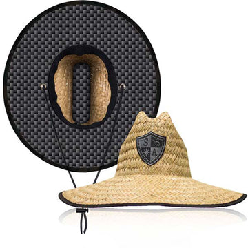 UNDER BRIM STRAW HAT | CARBON FIBER